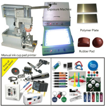 Top of Lenses Manual Pad Printing Machine for Single Color